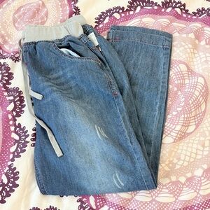 Kids Blue Jeans with Gray Accents